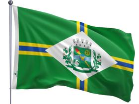 Bandeira do Município de Paulínia Dupla Face Estampada Tamanho 90x128cm Bandeira do Município de Paulínia Dupla Face Estampada Tamanho 90x128cm