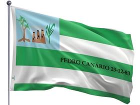 Bandeira do Município de Pedro Canário ES Uma Face Estampada Tamanho 90x128cm Bandeira do Município de Pedro Canário ES Uma Face Estampada Tamanho 90x128cm