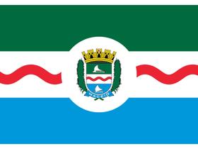 Bandeira do município Maceió Estampada dupla face - 0,70X1,00m - Pátria Bordados