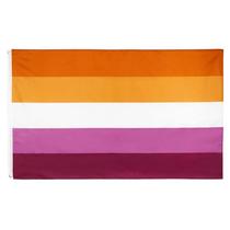 Bandeira do orgulho do pôr do sol lésbico, 90x150cm, 1pc