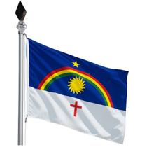 Bandeira do Pernambuco Oficial em Tecido Reforçado 90x128cm Bandeira do Pernambuco Oficial em Tecido Reforçado 90x128cm