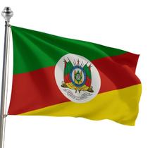 Bandeira do Rio Grande do Sul Oficial em Tecido Reforçado 90x128cm