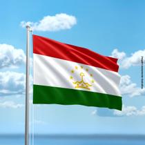 Bandeira do Tajiquistão 80cmx140cm Tecido Oxford 100% Poliéster