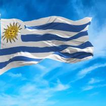Bandeira do Uruguai 1,50x0,90mt 100% poliéster Países Festas