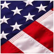 Bandeira dos Estados Unidos COMFY LIME 91x152 cm para uso externo, alta resistência