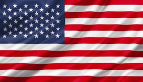 Bandeira dos Estados Unidos de Cetim 1,40x0,91cm Copa do Mundo EUA