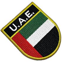 Bandeira Emirados Árabes Unidos Patch Bordada Termo Adesivo
