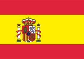 Bandeira Espanha Estampada uma face - 0,70X1,00m