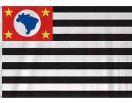 Bandeira Estado São Paulo SP 1,50x0,90 Poliéster Importado