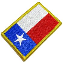 Bandeira Estado Texas EUA Patch Bordada Fecho Contato Bandeira Estado Texas EUA Patch Bordada Fecho Contato