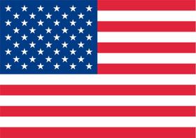 Bandeira Estados Unidos Estampada uma face - 0,70X1,00m