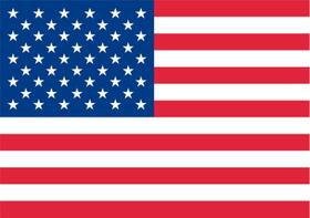 Bandeira EUA Estampada uma face - 0,90X1,28m