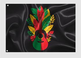 Bandeira Flag Reggae 2 1,30m x 0,90m