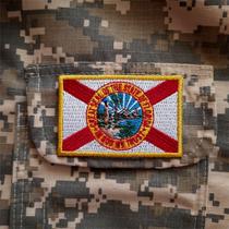Bandeira Florida EUA Patch Bordada passar a ferro ou costura