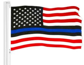 Bandeira G128 Blue Lives Matter 75x125cm Poliéster 210D