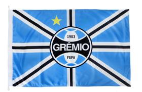 Bandeira Grêmio Oficial Licenciada 2 Panos - JC Flâmulas e Bandeiras