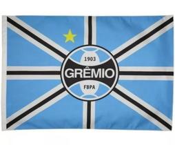 Bandeira Grêmio Torcedor Licenciada 2 Panos (1 Face) - JC Flâmulas e Bandeiras