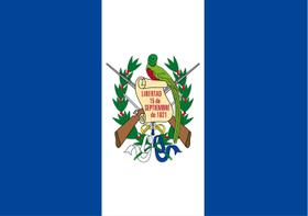 Bandeira Guatemala Estampada uma face - 0,70X1,00m