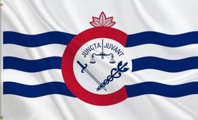Bandeira HVATLTL Cidade de Cincinnati 60x90cm 100D Poliéster Bandeira HVATLTL Cidade de Cincinnati 60x90cm 100D Poliéster