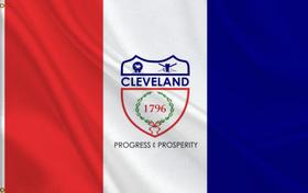 Bandeira HVATLTL Cleveland City 150x240cm Poliéster 100D Bandeira HVATLTL Cleveland City 150x240cm Poliéster 100D