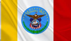 Bandeira HVATLTL Columbus City 90x150cm Poliéster 100D Bandeira HVATLTL Columbus City 90x150cm Poliéster 100D