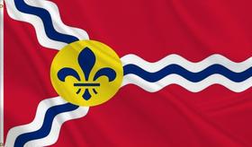 Bandeira HVATLTL St Saint Louis City 90x150cm Poliéster 100D Bandeira HVATLTL St Saint Louis City 90x150cm Poliéster 100D