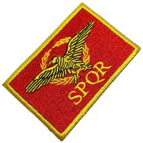Bandeira Império Romano Itália Patch Bordada Termo Adesivo Bandeira Império Romano Itália Patch Bordada Termo Adesivo