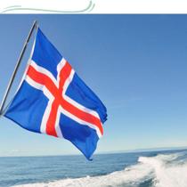 Bandeira Islândia 1,50x0,90mt! Dupla Face!