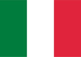 Bandeira Itália Estampada uma face - 0,70X1,00m
