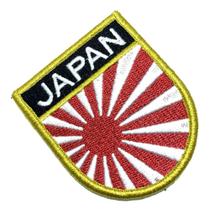 Bandeira Japão Kamikaze Patch Bordada Fecho Contato Gancho Bandeira Japão Kamikaze Patch Bordada Fecho Contato Gancho