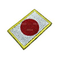 Bandeira Japão Patch Bordada passar a ferro ou costura Bandeira Japão Patch Bordada passar a ferro ou costura