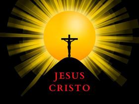 Bandeira Jesus Cristo Vive Cruz Céu Ressureição Uma Face 0,90x1,28m - Cod.423632 - Pátria Bordados