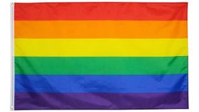Bandeira Lgbt Parada Gay Arco Iris Grande Colorida 150x90cm - CHL