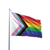 Bandeira LGBTQIA+ Em Tecido Oxford 147x88cm 100% Poliéster