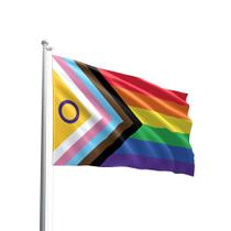 Bandeira LGBTQIAPN+ Em Tecido Oxford 147x88cm 100% Poliéster
