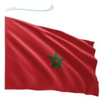Bandeira Marrocos Importada 150x90 Cm Poliéster Copa Oferta