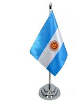 Bandeira Mesa Dupla Face Argentina Mastro 29 Cm (20x14cm)