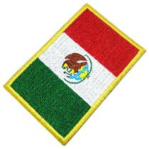 Bandeira México Patch Bordado Para Uniforme Camisa Kimono