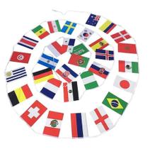 Bandeira Missões Evangelho 32 Nações 30x20cm - 10 Mts - HOLY LAND