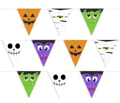 Bandeira Monstrinhos Halloween