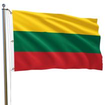 Bandeira MTTUOU Lituânia 180x300cm Poliéster Resistente ao Desbotamento Bandeira MTTUOU Lituânia 180x300cm Poliéster Resistente ao Desbotamento