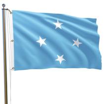 Bandeira MTTUOU Micronésia 180x300cm Poliéster à Prova de Desbotamento Bandeira MTTUOU Micronésia 180x300cm Poliéster à Prova de Desbotamento