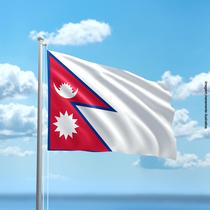 Bandeira Nepal em Oxford 140x80cm