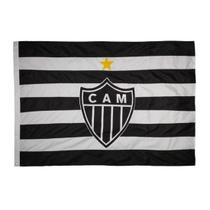 Bandeira Oficial Do Atlético Mineiro 1,13x1,61m Dupla Face 2,5 Panos Bandeira Oficial Do Atlético Mineiro 1,13x1,61m Dupla Face 2,5 Panos