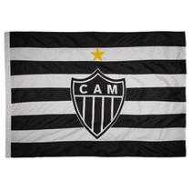Bandeira Oficial do Atlético Mineiro 1,35x1,95m Dupla Face 3 Panos