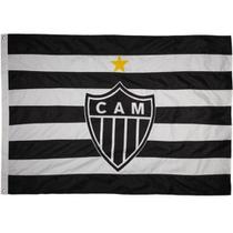 Bandeira Oficial Do Atlético Mineiro 1,80x2,56m Dupla Face 4 Panos Bandeira Oficial Do Atlético Mineiro 1,80x2,56m Dupla Face 4 Panos