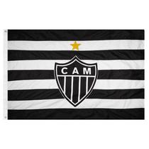 Bandeira Oficial do Atlético Mineiro 256 x 180 cm - 4 Panos Bandeira Oficial do Atlético Mineiro 256 x 180 cm - 4 Panos