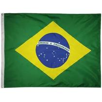 Bandeira Oficial Do Brasil 1,80x2,56m Dupla Face 4 Panos