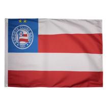 Bandeira Oficial do Clube Bahia 90x1,28m Dupla Face 2 Panos