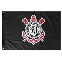 Bandeira Oficial do Corinthians 64 x 45 cm - 1 pano Bandeira Oficial do Corinthians 64 x 45 cm - 1 pano